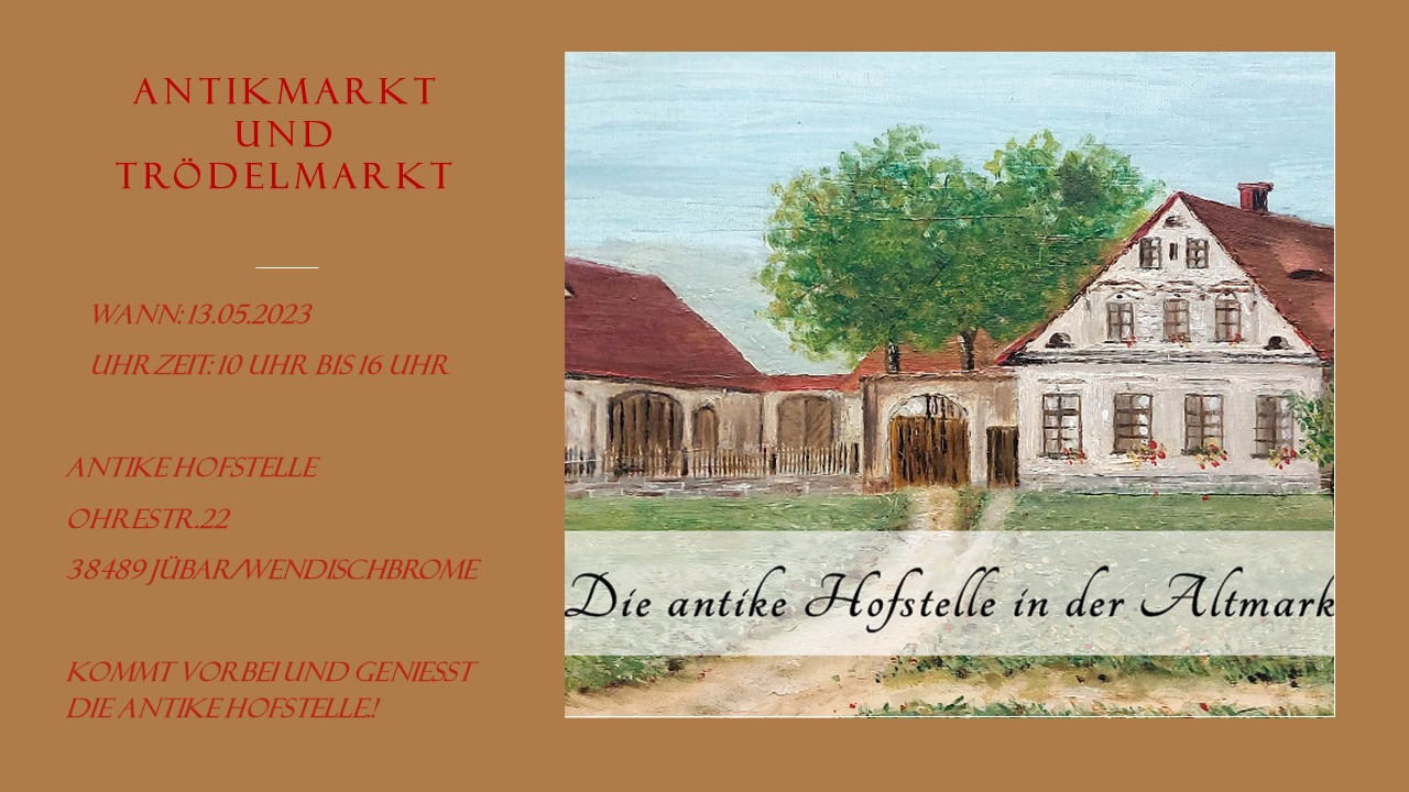 Antik- und Trödelmarkt am 13.05.2023